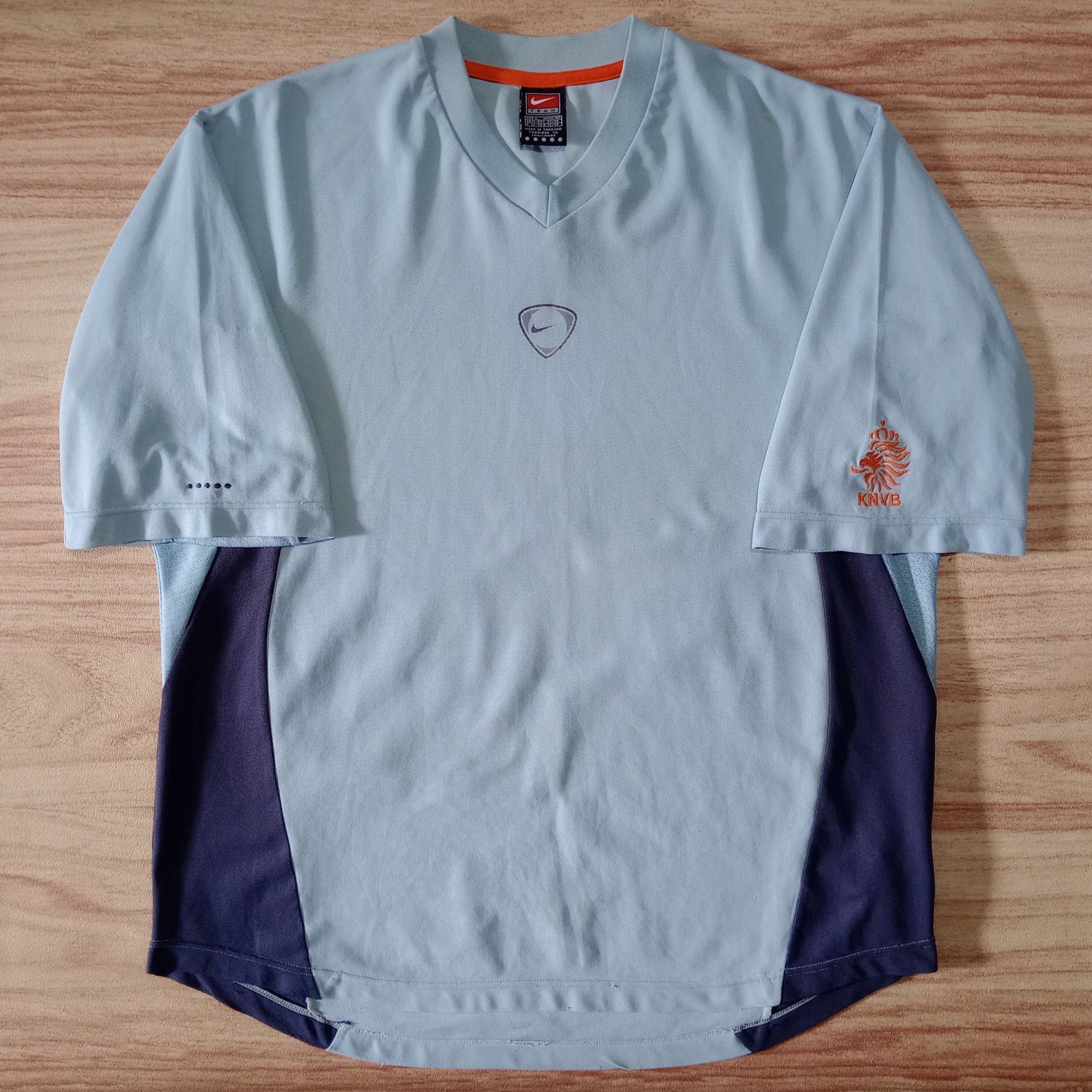Nike Netherlands 2000-2002 Training Player Issue Jersey Size US L / EU 52-54 / 3 - 1 Thumbnail
