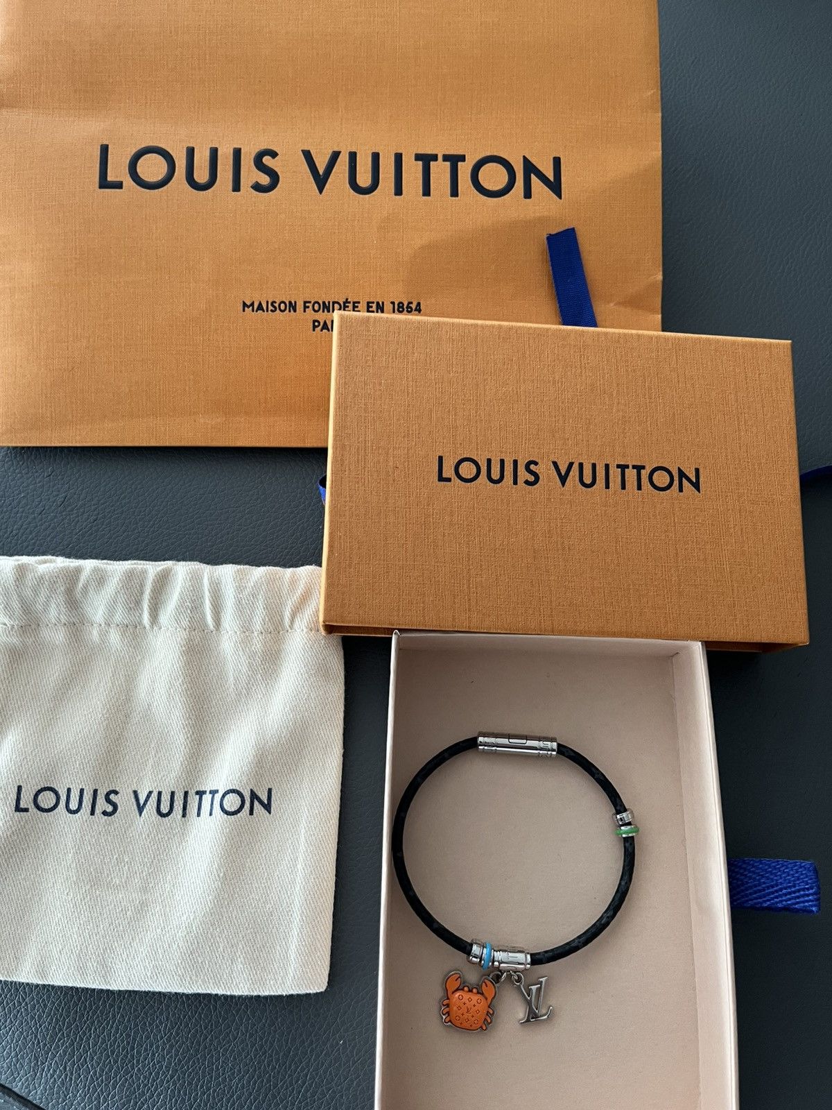 Louis Vuitton Louis Vuitton Logo Bracelet Runway limited edition NEW Size ONE SIZE - 1 Thumbnail