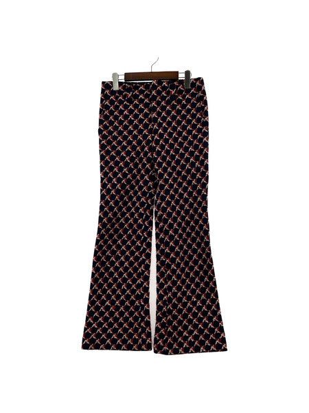 Comme des Garcons × Junya Watanabe JUNYA WATANABE CdG 01AW Patterned Wool Flared Pants Size US 29 - 1 Thumbnail