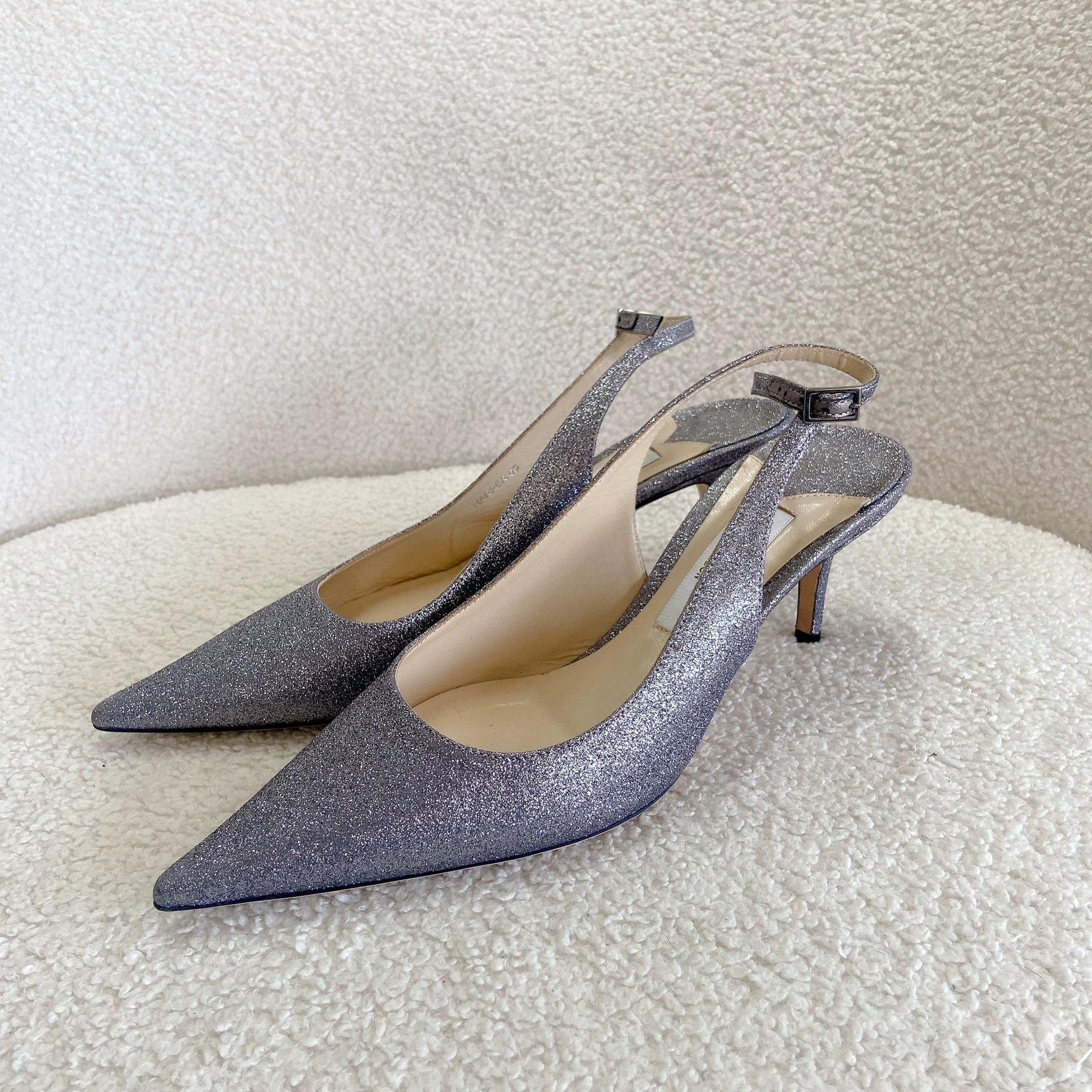 Jimmy Choo Jimmy Choo Sparkle Pointed Toe High Heels 39 Size US 8.5 / IT 38.5 - 1 Thumbnail