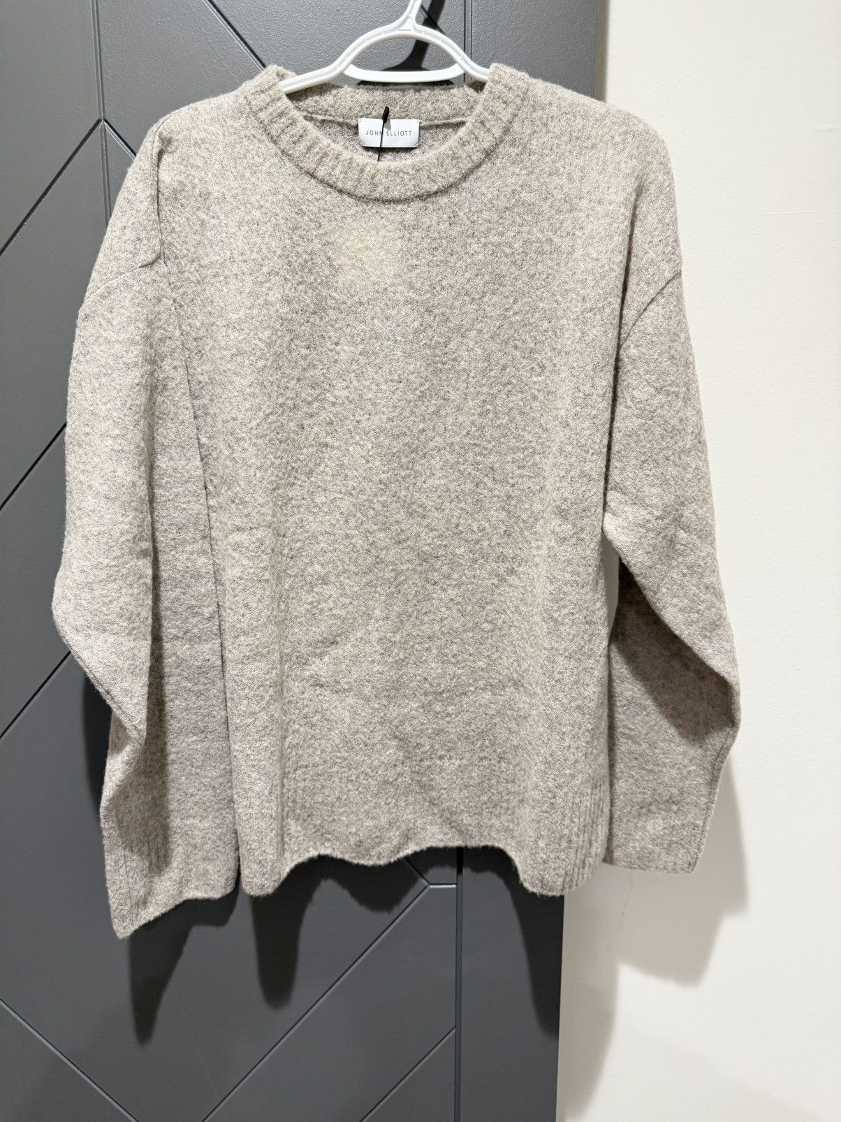 John Elliott Wool Powder Knit Crewneck Size US M / EU 48-50 / 2 - 1 Thumbnail