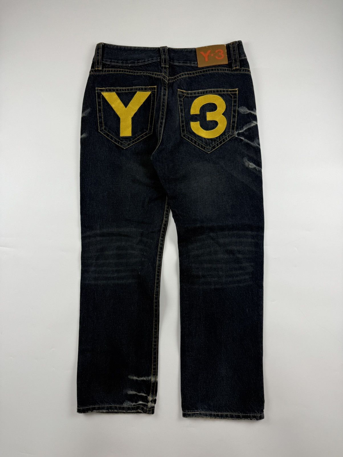 Y-3 Y-3 Denim Jeans Relaxed Fit Pocket Pants Logo Blue 30R | Grailed