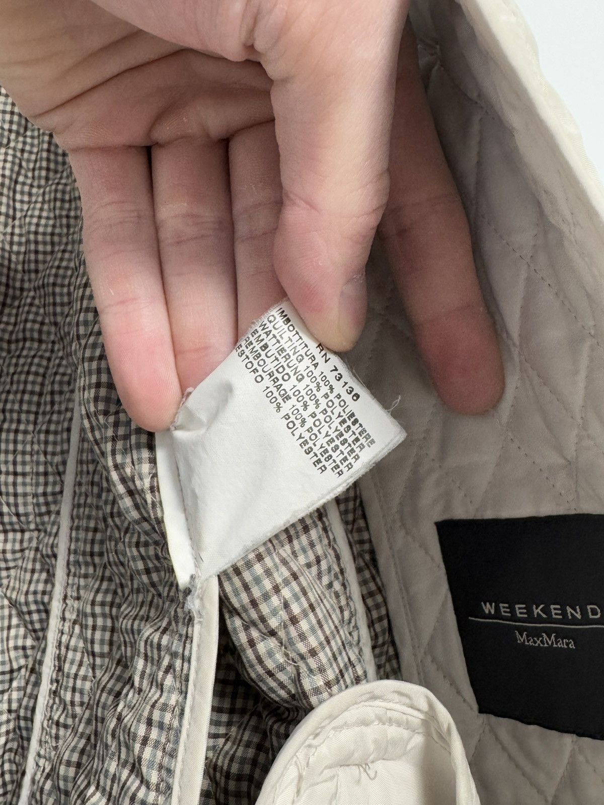 Max Mara Max Mara Quilted Trench Belted Jacket Gray Silver Puffer Size M / US 6-8 / IT 42-44 - 16 Thumbnail