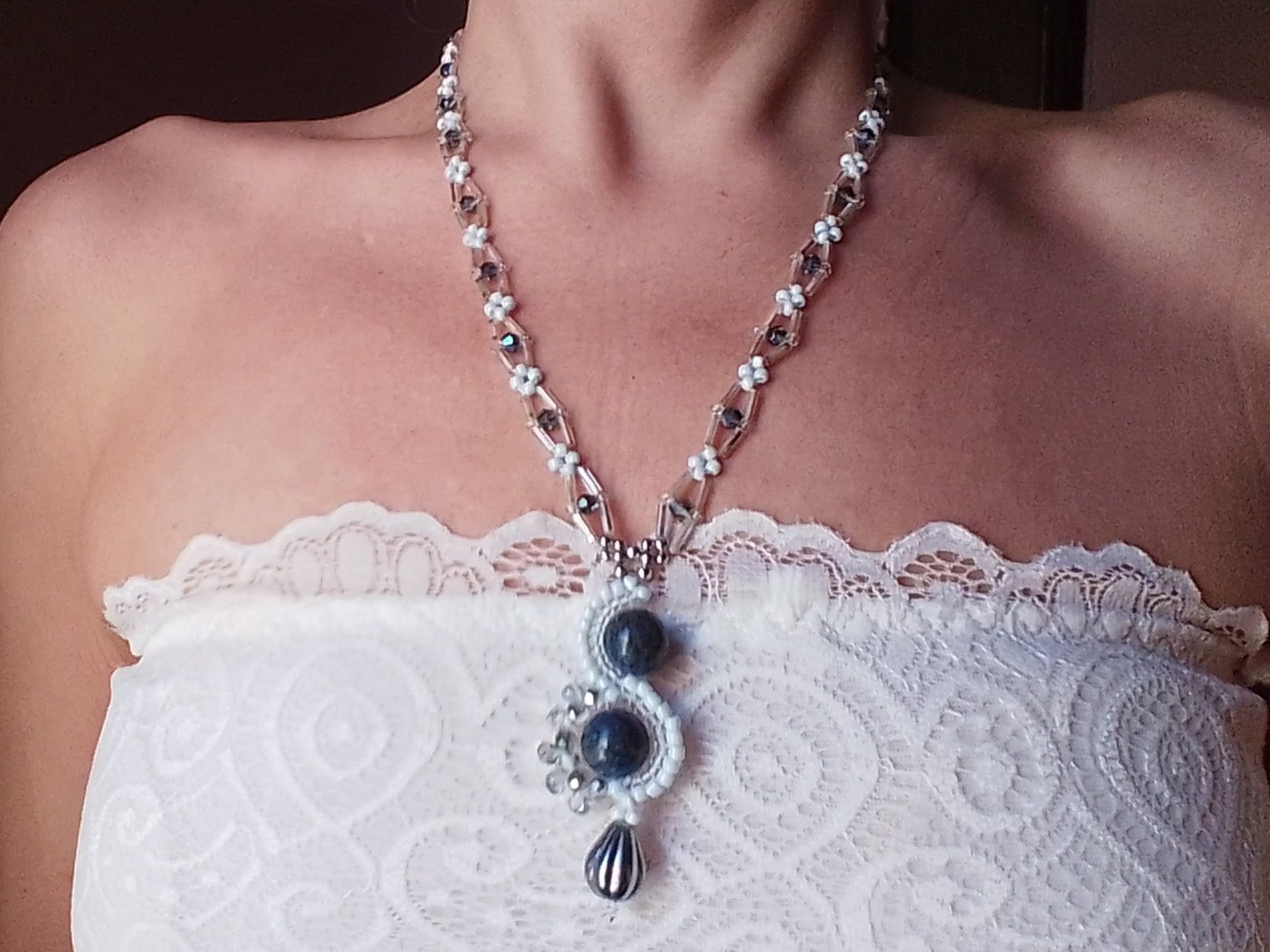 Other Necklace Lapis Lazuli gemstones pendant Seahorse shape Size ONE SIZE - 11 Thumbnail