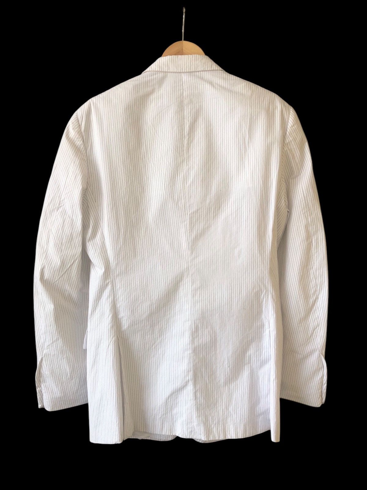 Jil Sander Jil Sander Marisa s Striped Single Breasted Blazer Size US M / EU 48-50 / 2 - 2 Thumbnail