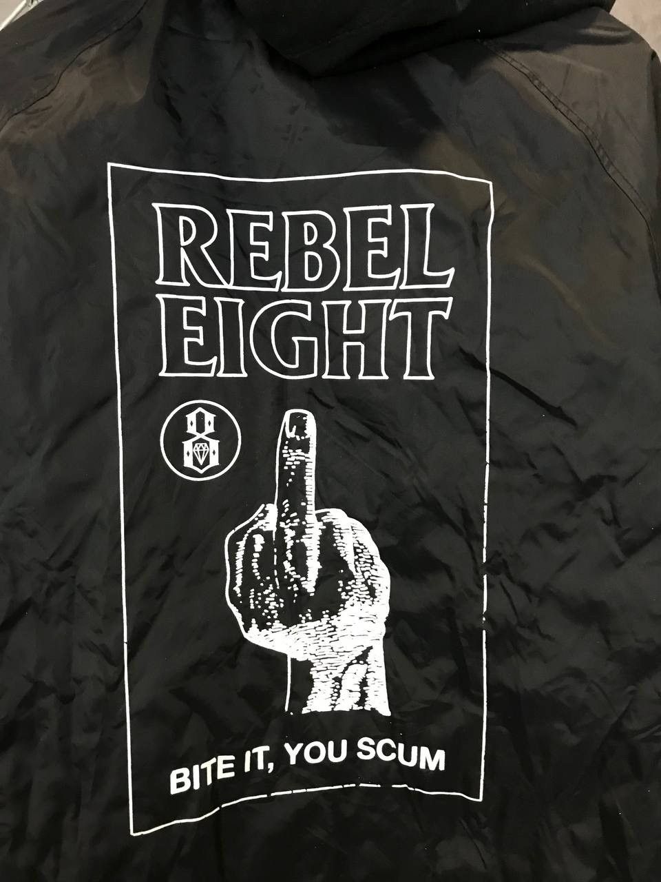 Rebel8 Rebel Eight Rebel 8 streetwear big logo nylon jacket Size US M / EU 48-50 / 2 - 6 Thumbnail