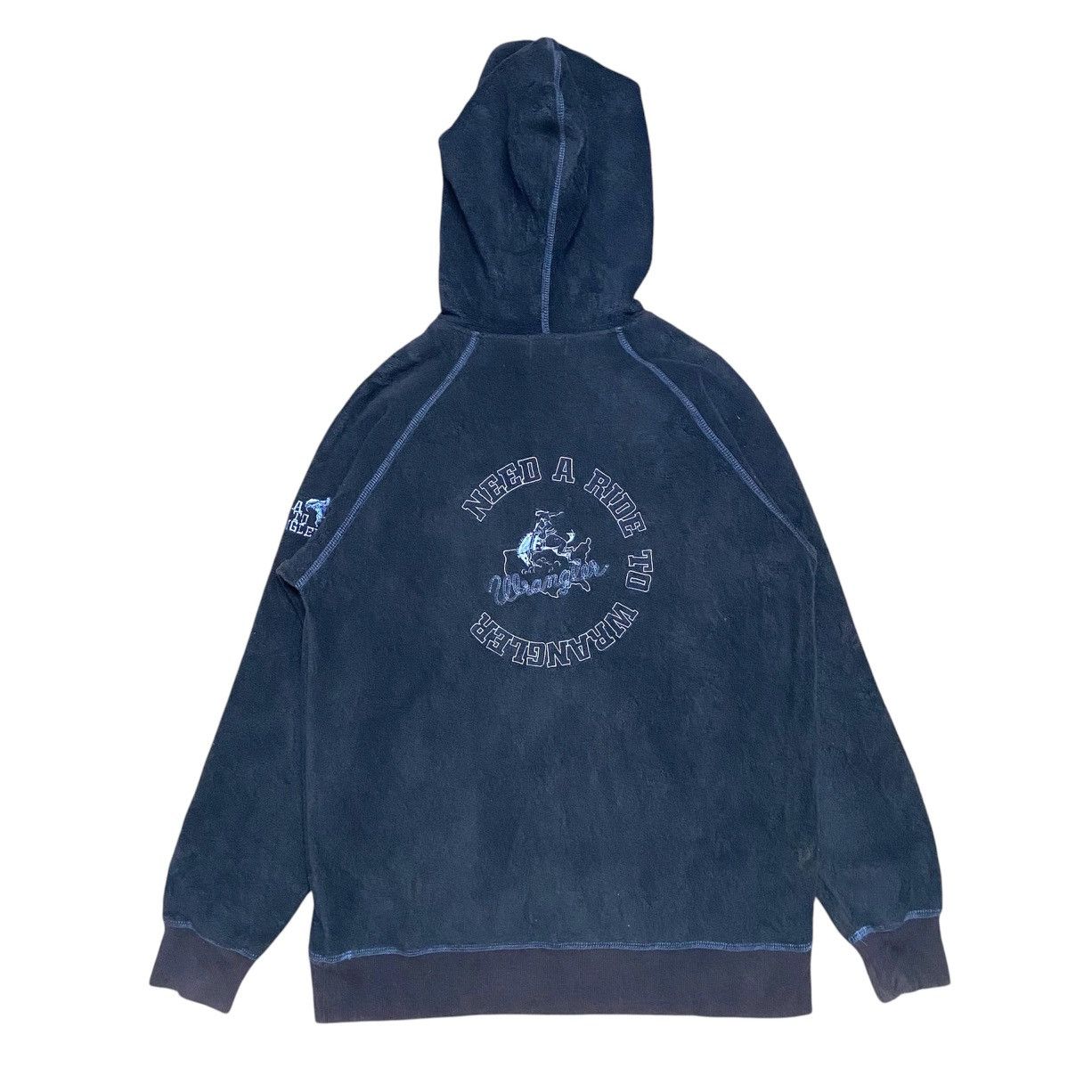 Vintage × Wrangler Vintage Wrangler Halfzip Fleece Hoodie Size US M / EU 48-50 / 2 - 1 Thumbnail