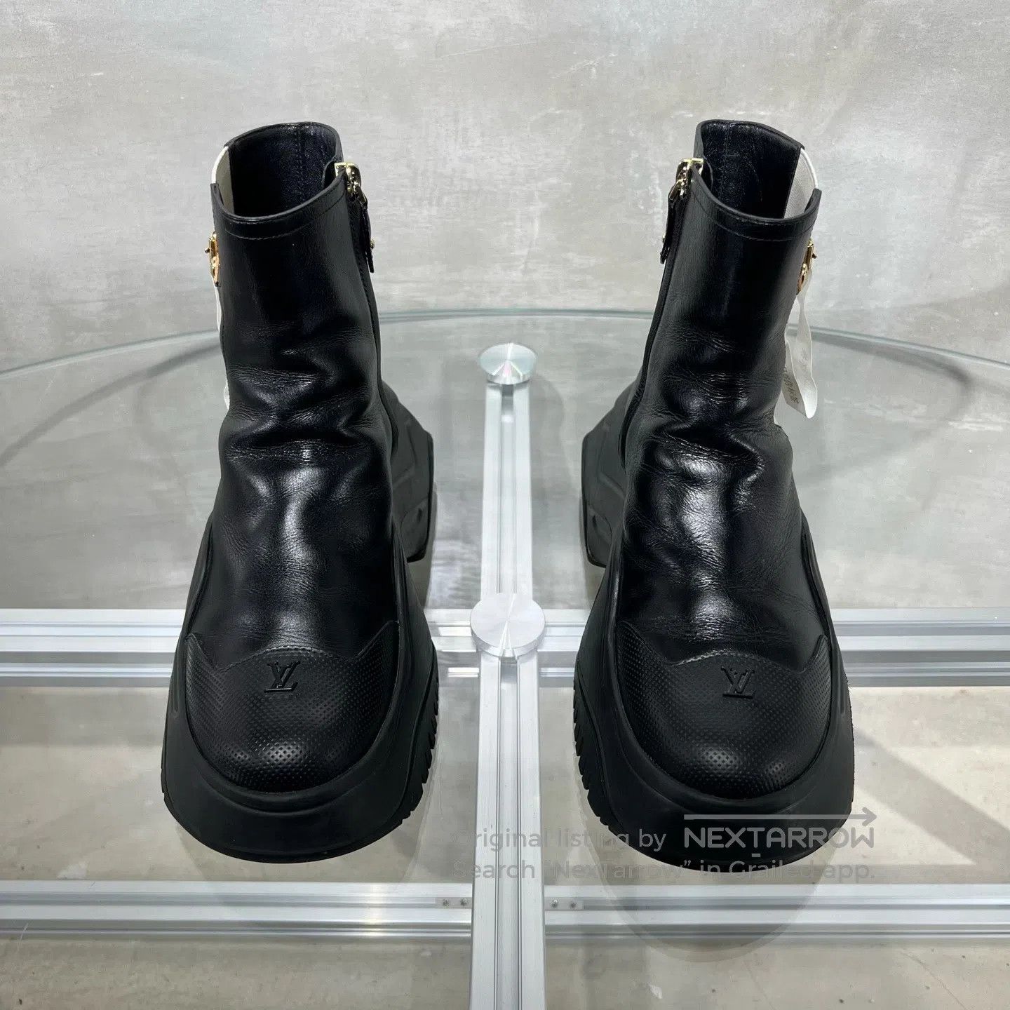 Louis Vuitton Louis Vuitton Archlight2.0 Black Leather boots Size US 7 / IT 37 - 2 Thumbnail
