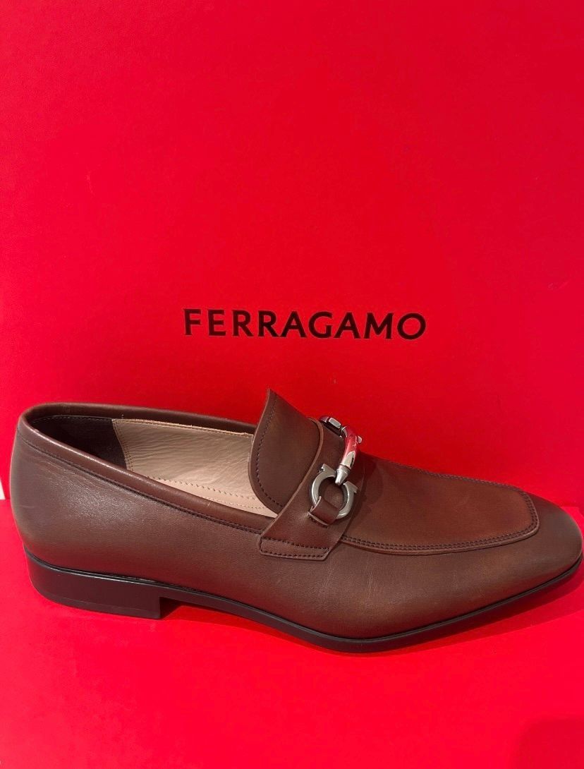 Salvatore Ferragamo o1s1rm1125 Benford Loafers in Brown Size US 8 / EU 41 - 1 Preview