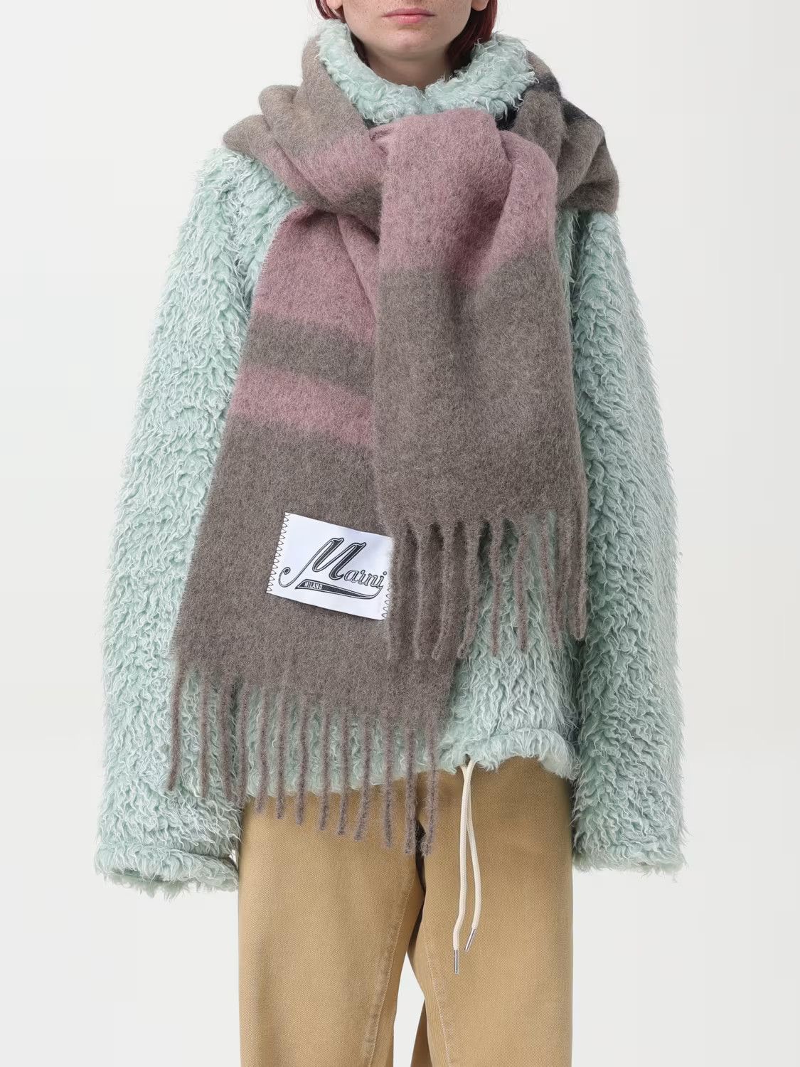 Marni o1f1d3z1125 Size: OS / Scarf in Multicolor Size ONE SIZE - 3 Thumbnail