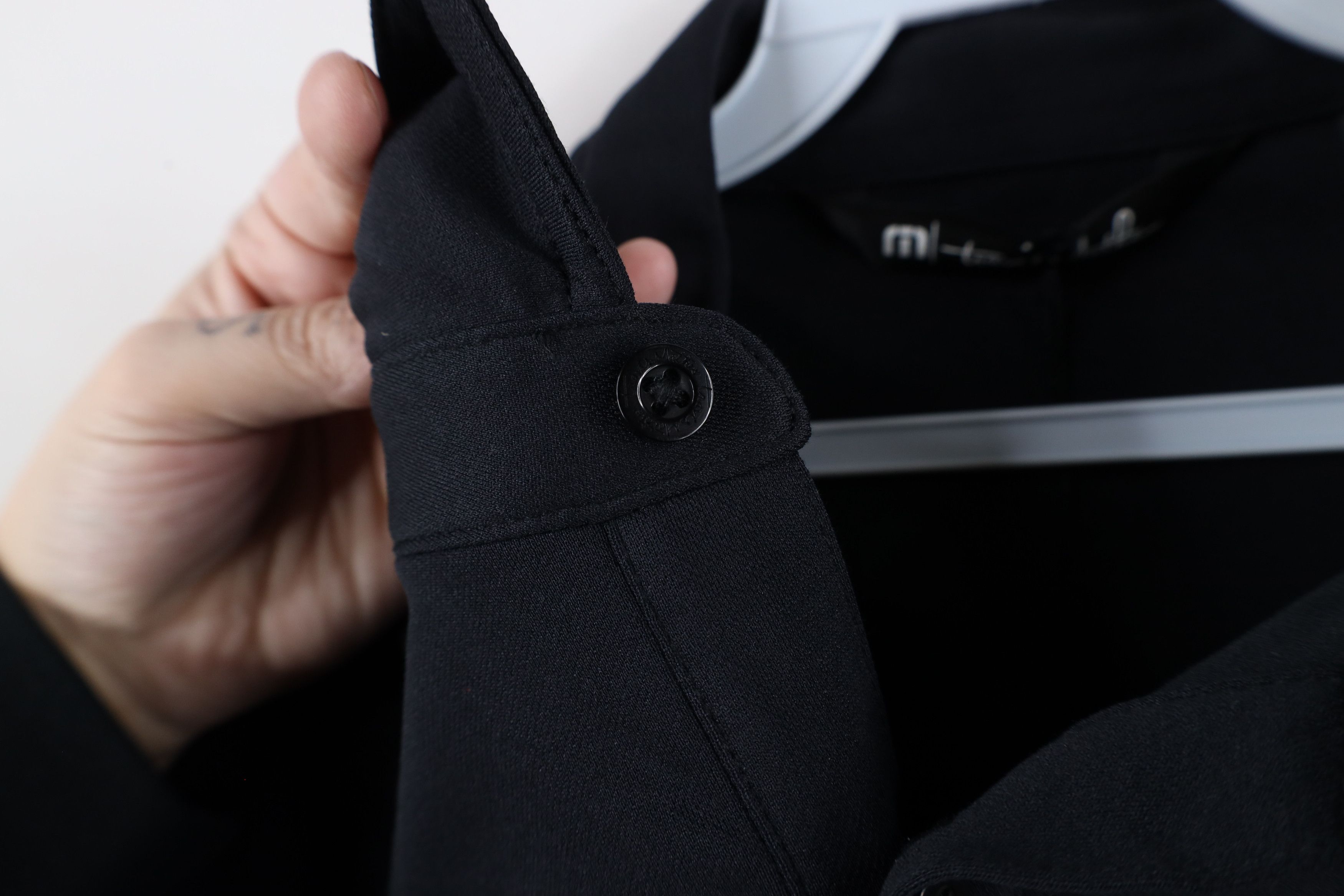 TravisMathew × Vintage New Travis Mathew Solid Short Sleeve Golf Polo Shirt Black Size US XXL / EU 58 / 5 - 10 Thumbnail