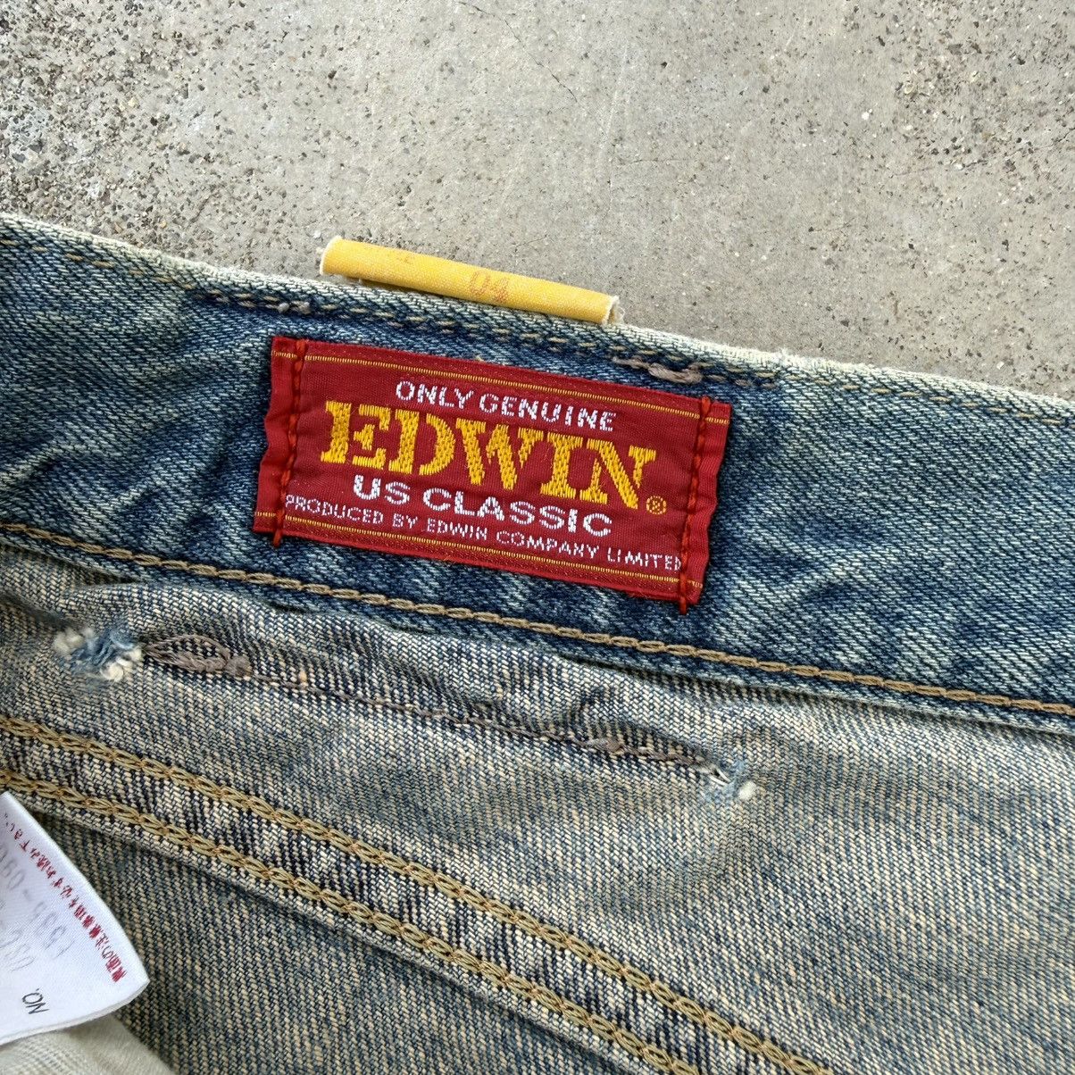 Edwin Vintage Edwin Faded Blue Denim Jean Pants W35 Size US 35 - 9 Thumbnail