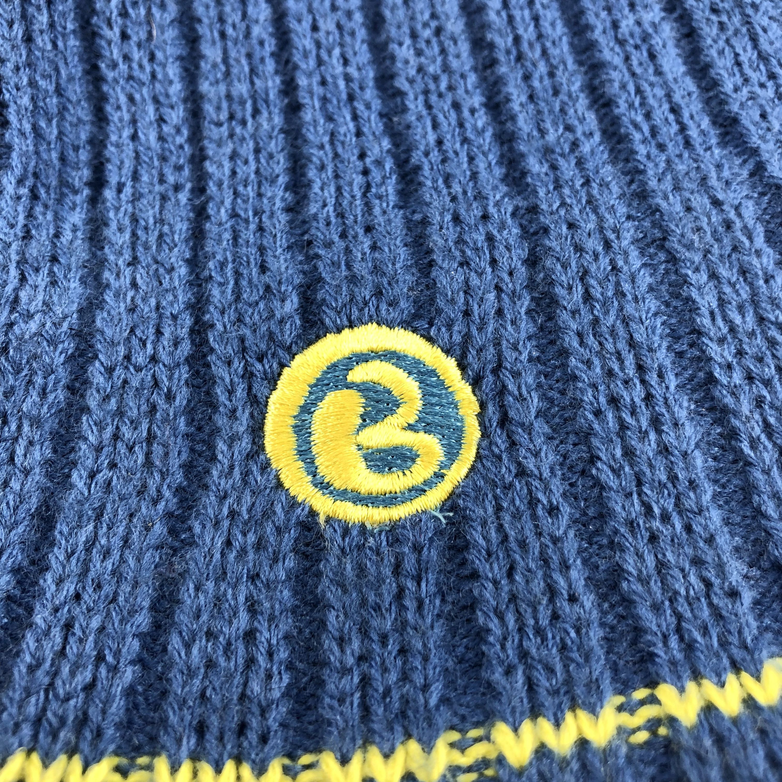 Bogner Vintage Bogner Ribbed Knit Beanie Blue Made In USA Hat B294 Size ONE SIZE - 4 Thumbnail