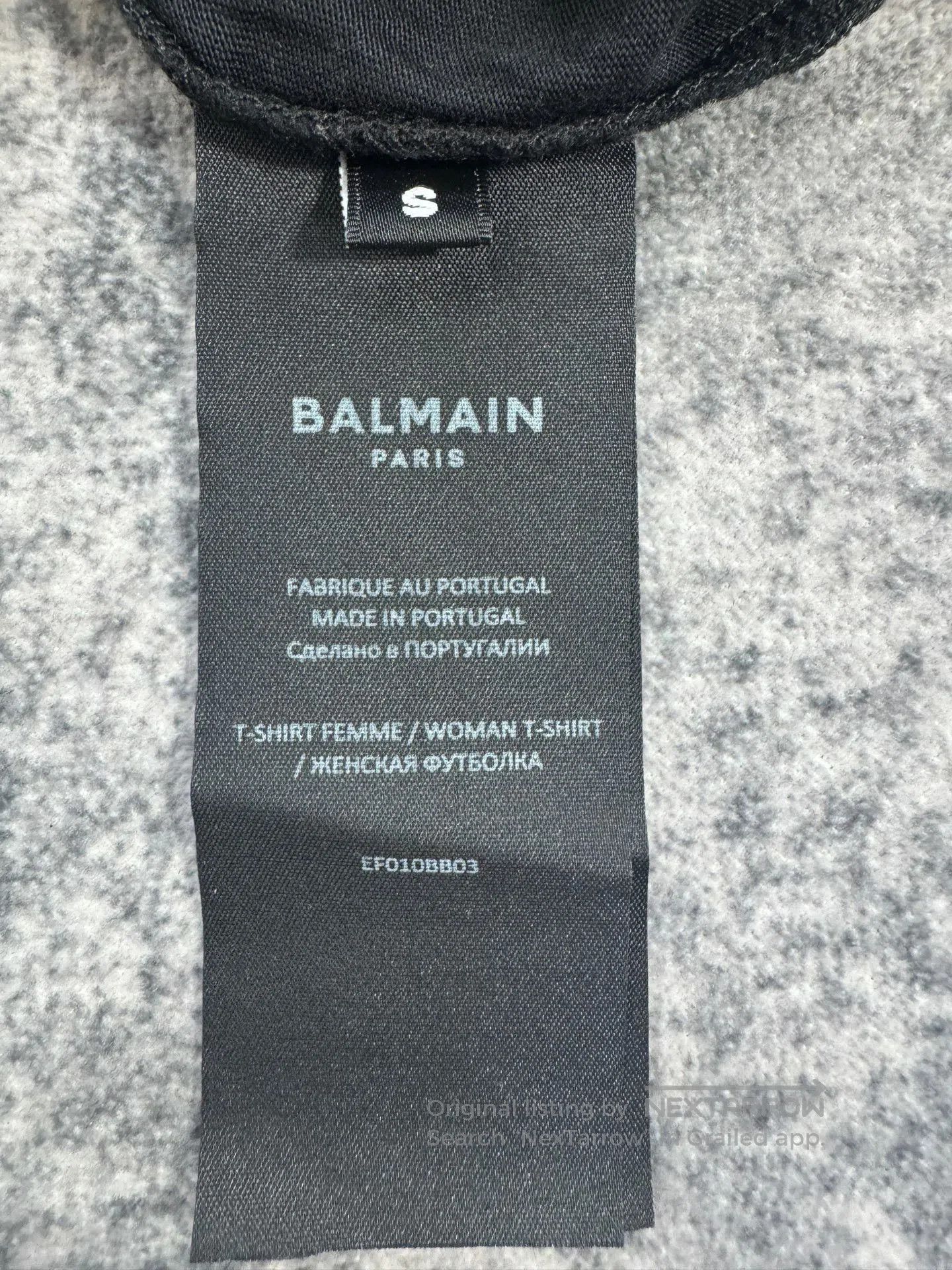 Balmain Balmain Black Rhinestone Logo Short. Size S / US 4 / IT 40 - 4 Thumbnail