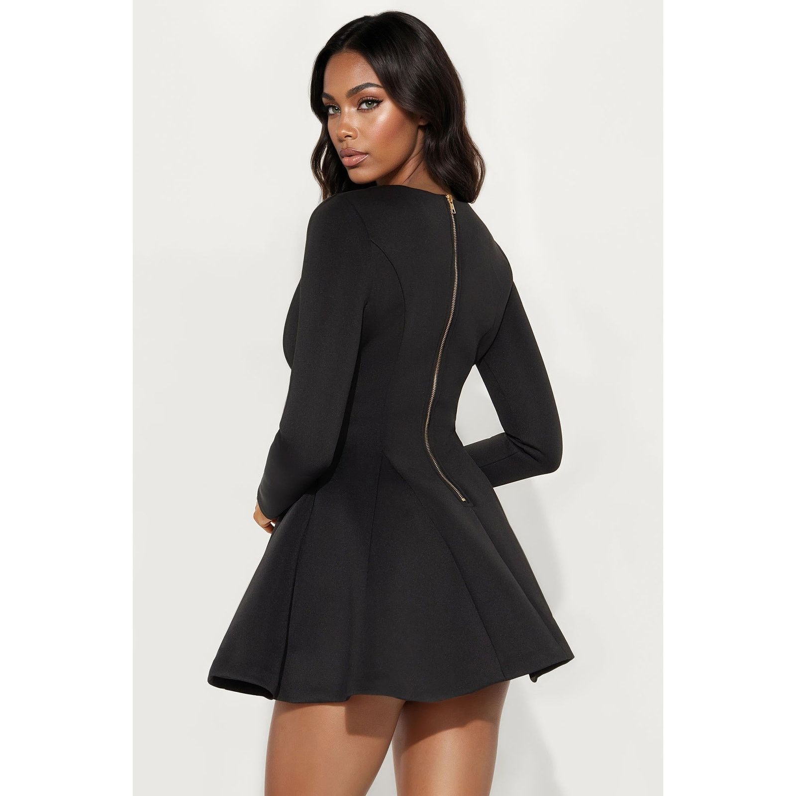 Other Queen Of Everything Long Sleeve Mini Dress - Black - Size M Size M / US 6-8 / IT 42-44 - 3 Thumbnail