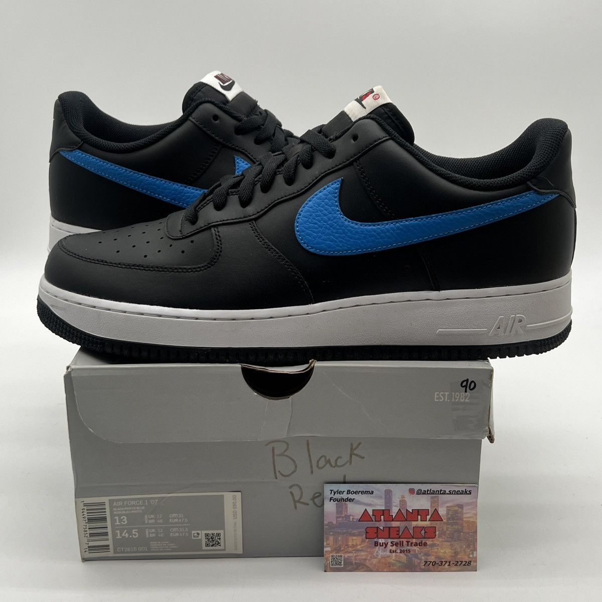 Air Force mismatch swooshes black