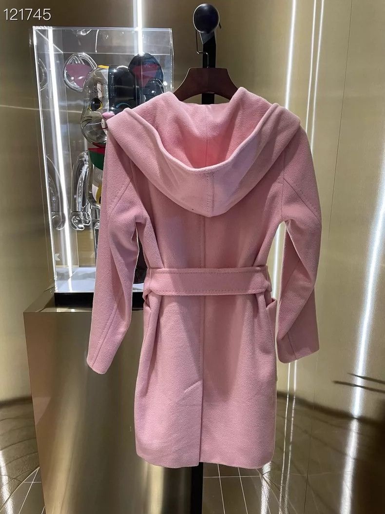 Max Mara Max Mara Pink Camel Belted Midi Coat Size S / US 4 / IT 40 - 2 Thumbnail