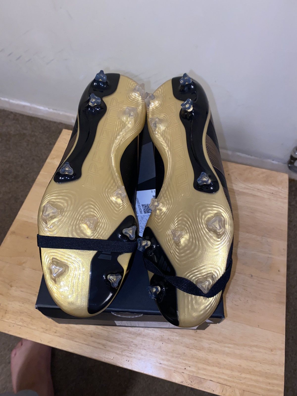Adidas Adidas Predator 24 League FG Jude Bellingham Belli Gold Size US 8.5 / EU 41-42 - 5 Thumbnail
