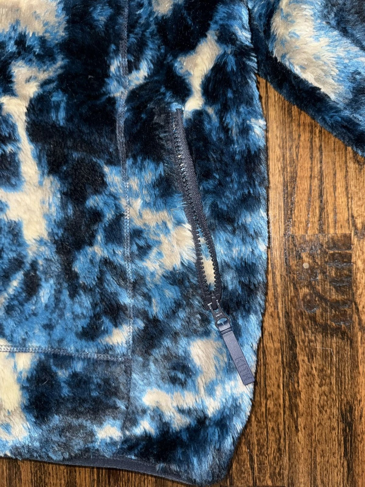Kith Kith Ice Dye Sherpa Harper jacket - Blue - Size Medium Size US M / EU 48-50 / 2 - 9 Thumbnail