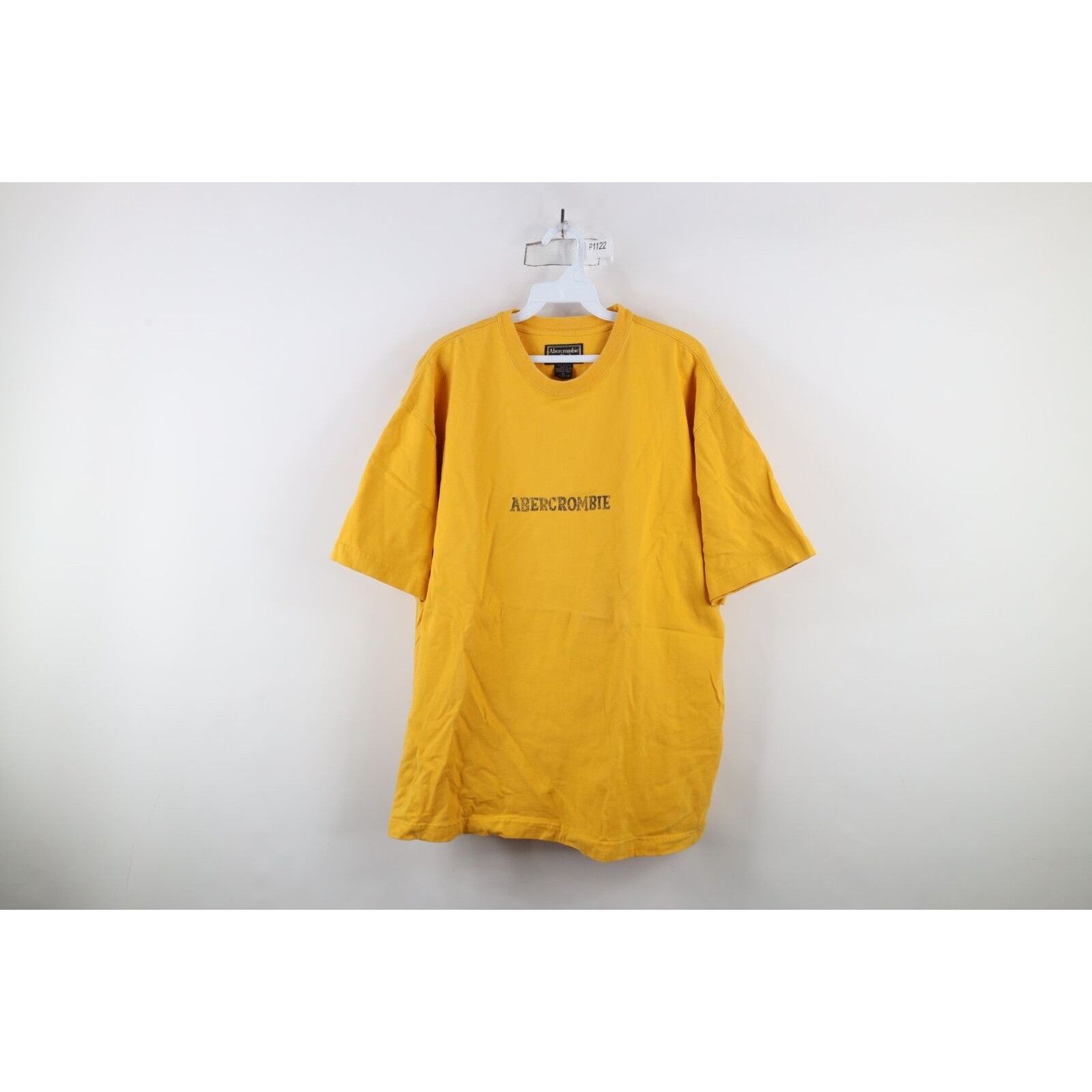 Abercrombie & Fitch × Vintage Vintage 90s Abercrombie & Fitch Distressed Spell Out T-Shirt Size US XL / EU 56 / 4 - 1 Thumbnail