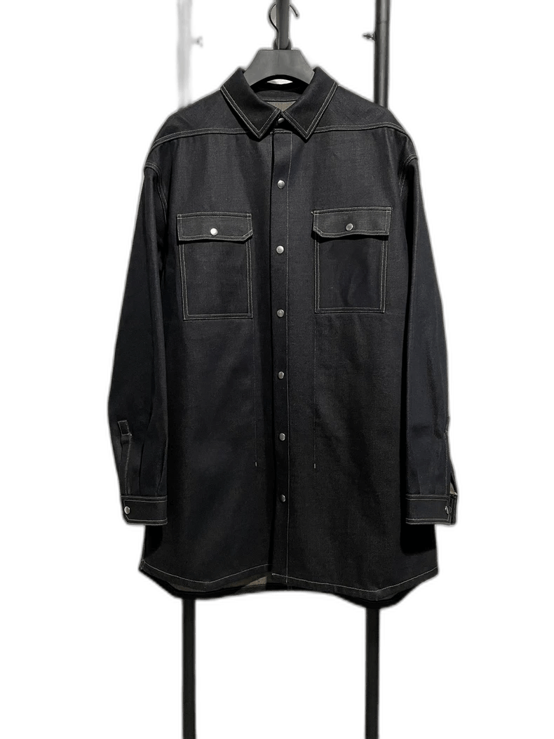 Rick Owens rick owens dark denim jacket-2508 Size US M / EU 48-50 / 2 - 1 Thumbnail