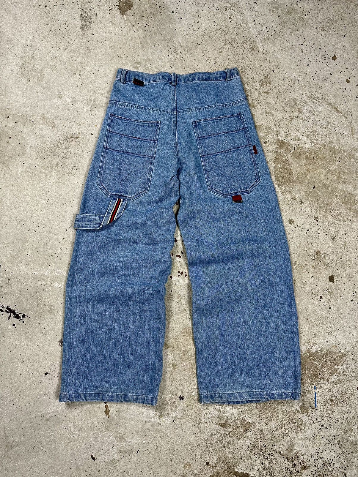 JNCO × Vintage Vintage Y2K Jnco Style Baggy Blue Denim Pants Size US 28 / EU 44 - 1 Thumbnail