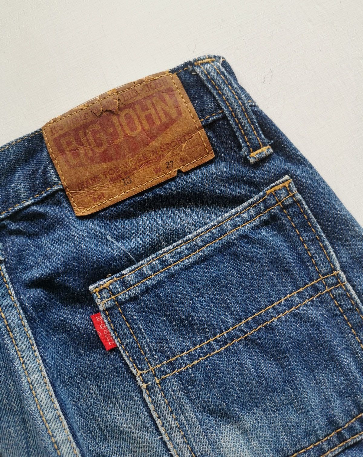 Big John 70s Vintage Big John Flare Denim Jeans Size US 26 / EU 42 - 8 Thumbnail