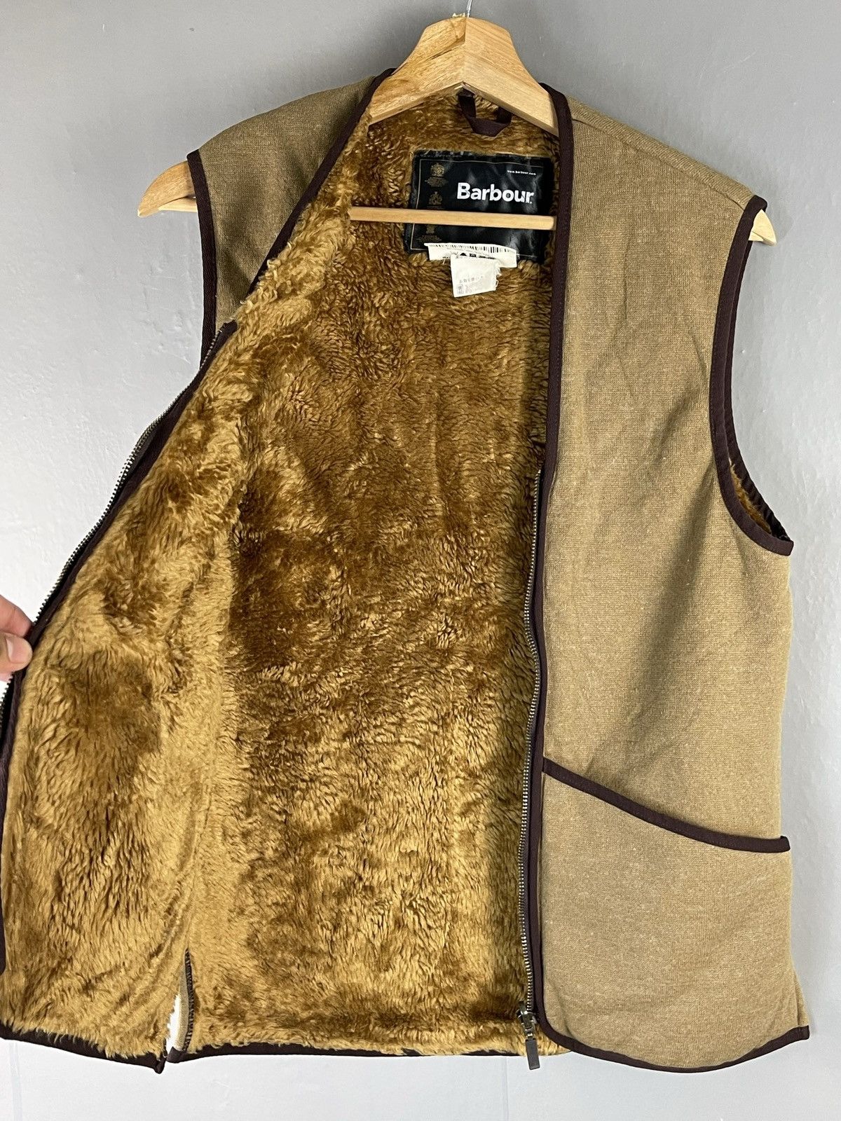 Barbour VINTAGE BARBOUR AW05 Warm Pile Lining Brown Vest Size US S / EU 44-46 / 1 - 8 Thumbnail
