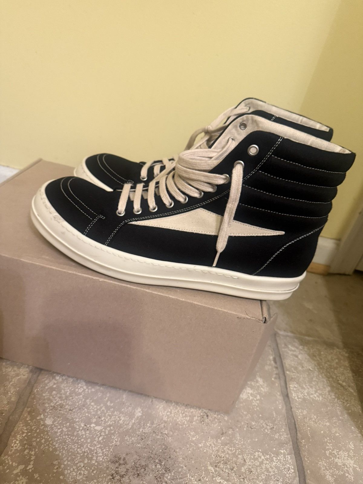 Rick Owens Drkshdw Rick Owens Drkshdw highs Size US 12 / EU 45 - 1 Thumbnail