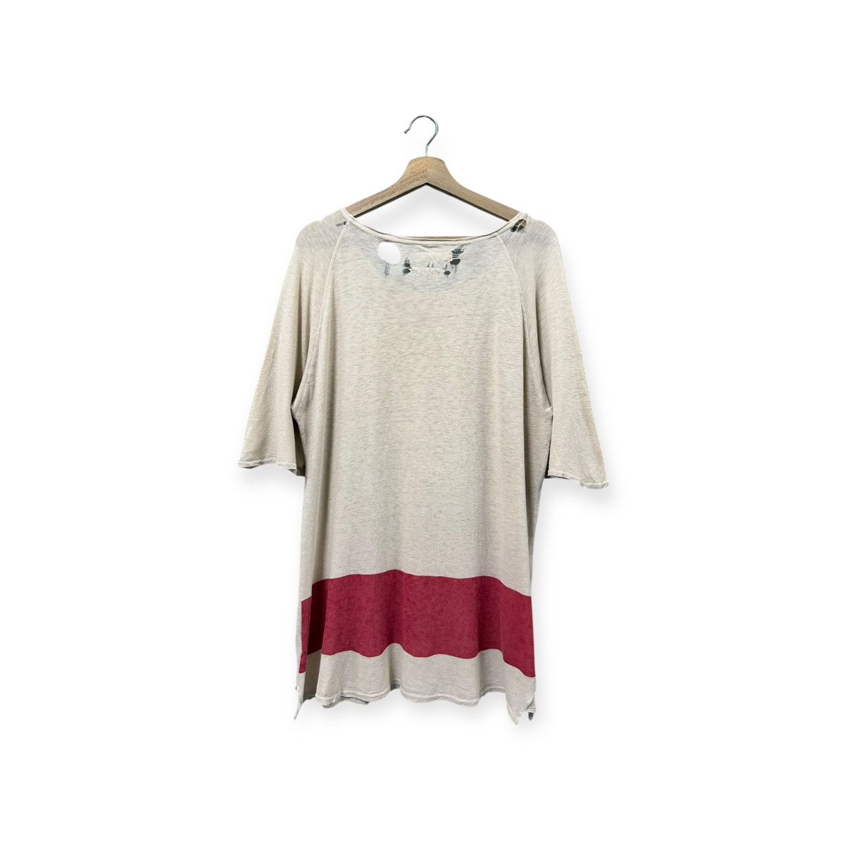 Kapital Kapital Oversized Single Pocket Ripped Disstresed Tee Size US M / EU 48-50 / 2 - 2 Thumbnail