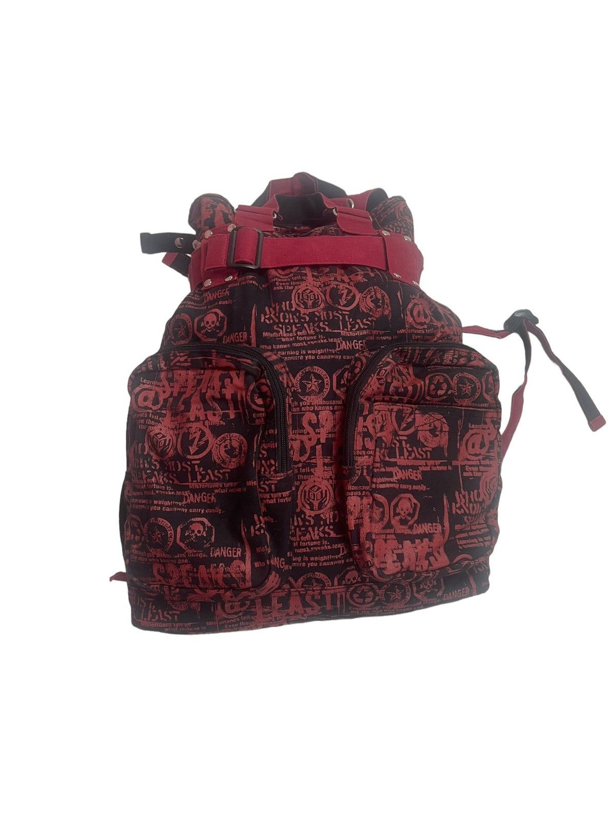 Japanese Brand Algonquins Backpack Seditionaries Punk Streetwear Size ONE SIZE - 4 Thumbnail