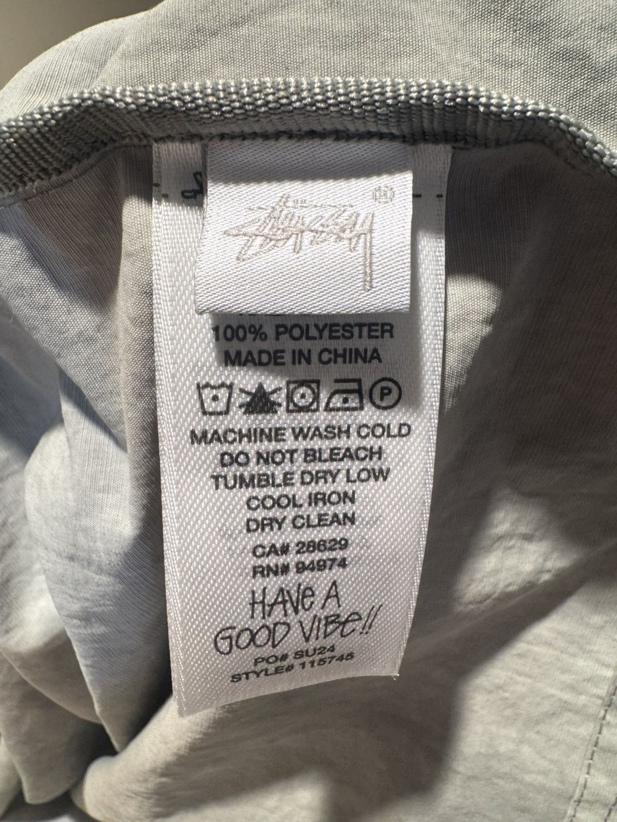 Stussy Stussy Beach Shell Wave Dye Zip Hoodie 'Sage' Size US XXL / EU 58 / 5 - 8 Thumbnail