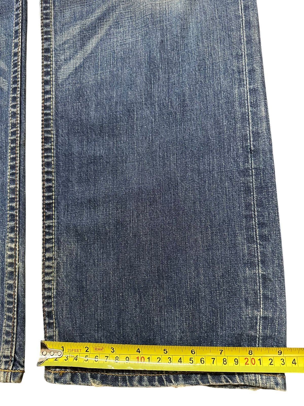 Levi's Vintage 90 Levis 503 Blue Faded Wash Distress Baggy Jeans Size US 34 / EU 50 - 17 Thumbnail