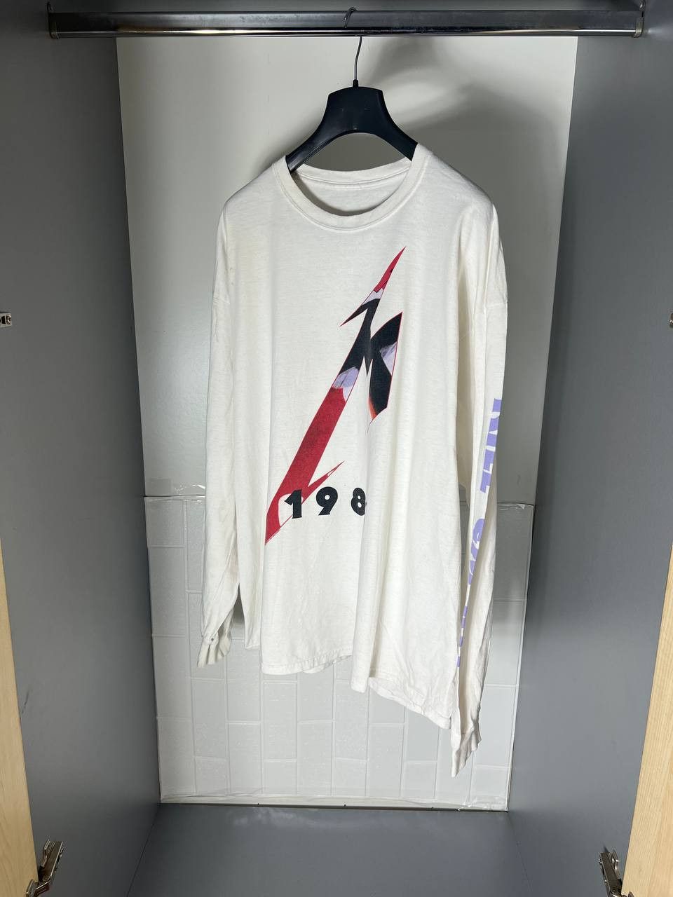 Band Tees VINTAGE METALLICA ROCK LONG SLEEVE METAL 1983 RETRO Y2K PUNK Size US XL / EU 56 / 4 - 3 Thumbnail