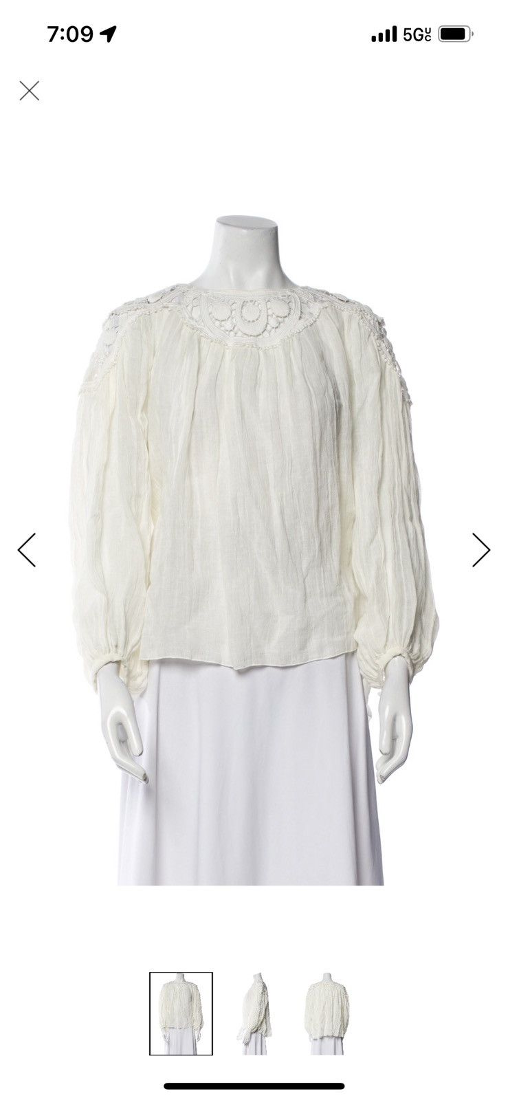 Chloe Chloe linen Blouse Size S / US 4 / IT 40 - 1 Thumbnail
