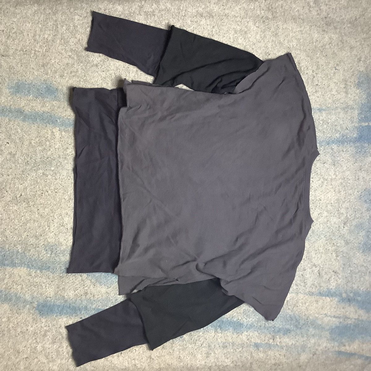 HARE × If Six Was Nine × Le Grande Bleu (L.G.B.) Hare Double Layer Long Sleeve Y2K Style Size US M / EU 48-50 / 2 - 8 Thumbnail