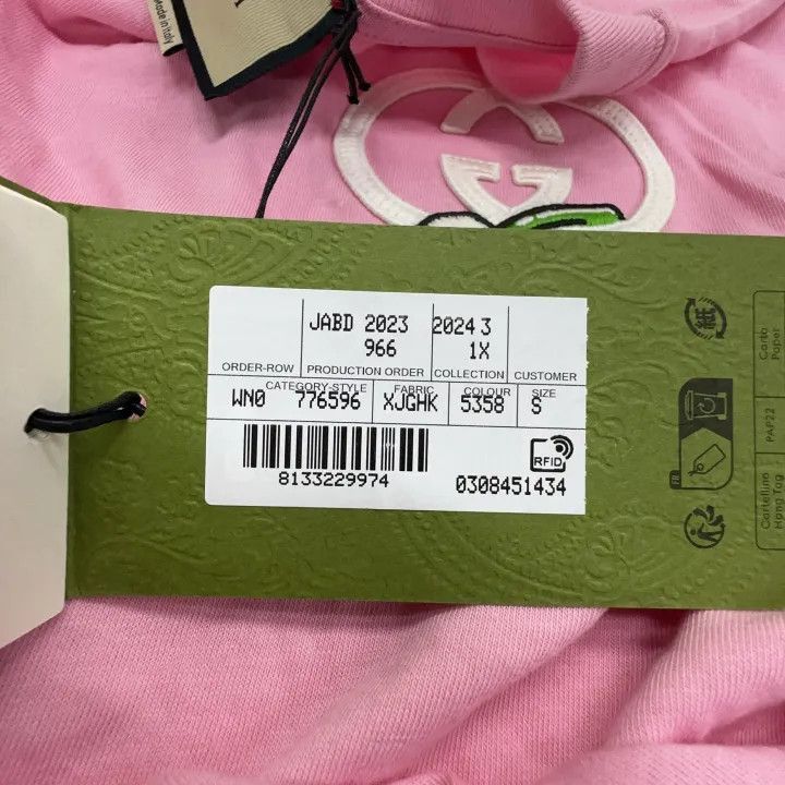 Gucci Gucci Food Badge Print Pink T-Shirt-2507 Size S / US 4 / IT 40 - 6 Thumbnail