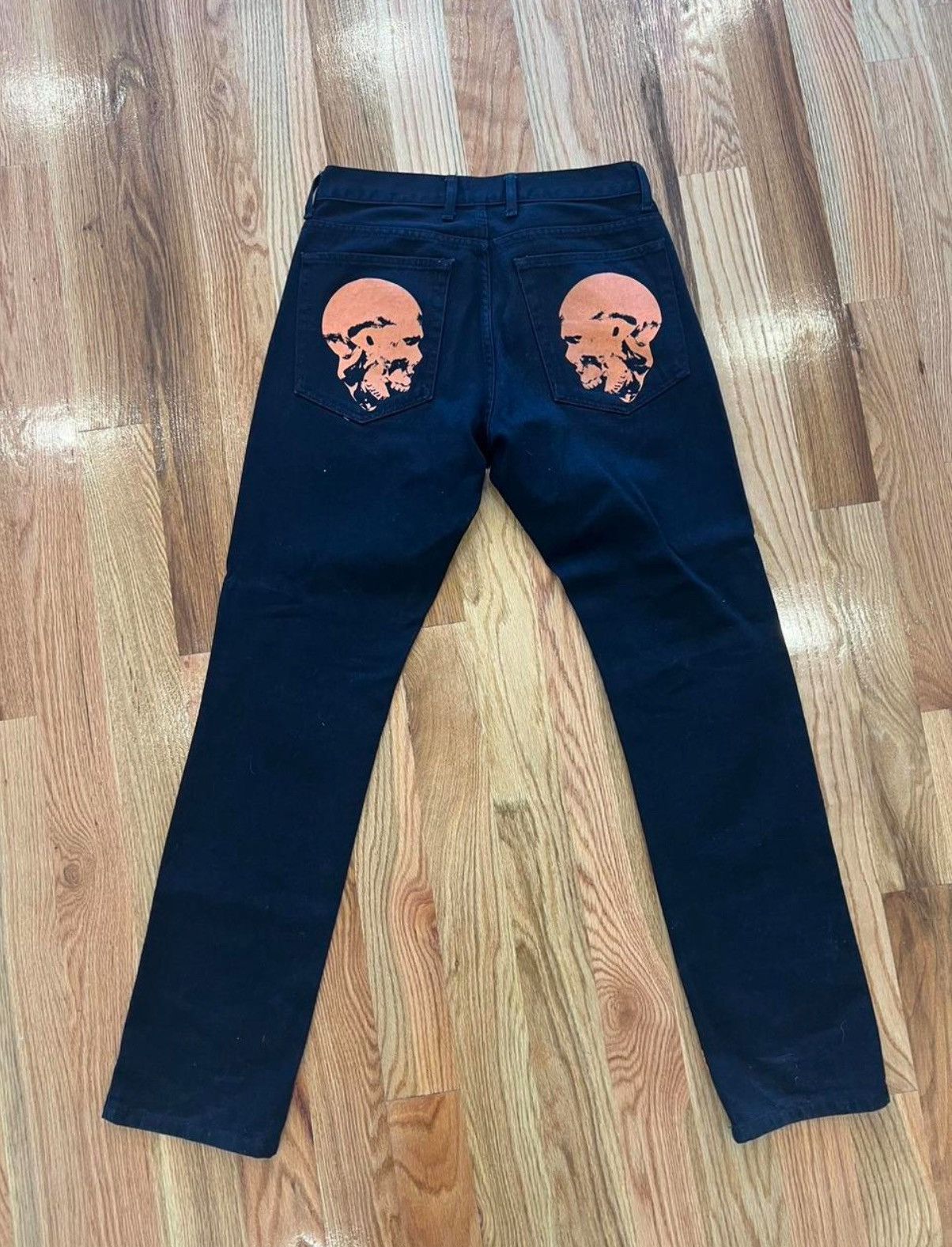 Osbbat Byslik Osbatt skeleton print denim Size US 30 / EU 46 - 2 Thumbnail