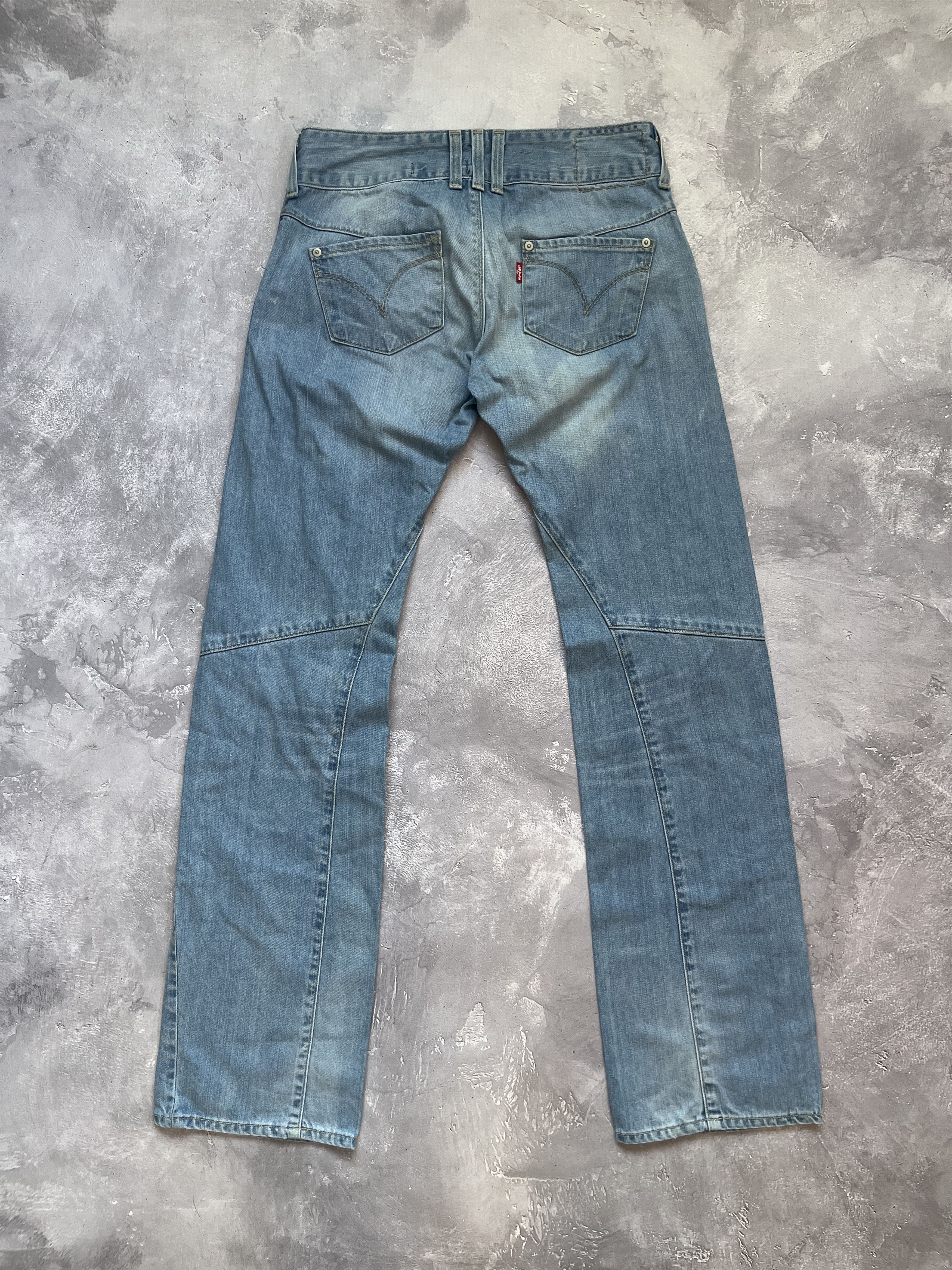 Engineered Garments × Levi's LEVI'S ENGINEERED JEANS TWISTED LEG VINTAGE Y2K DENIM PANTS Size 29" - 2 Thumbnail