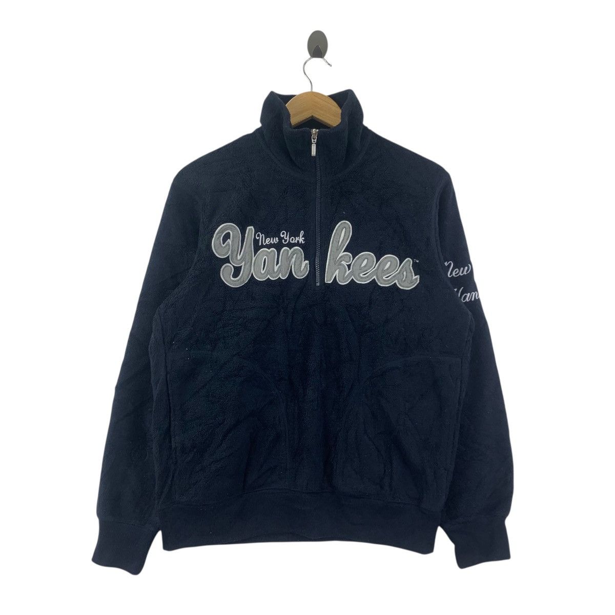 MLB Vintage MLBB NEW YORK YANKESS Zipper Sweater Sweatshirt Size US L / EU 52-54 / 3 - 1 Thumbnail