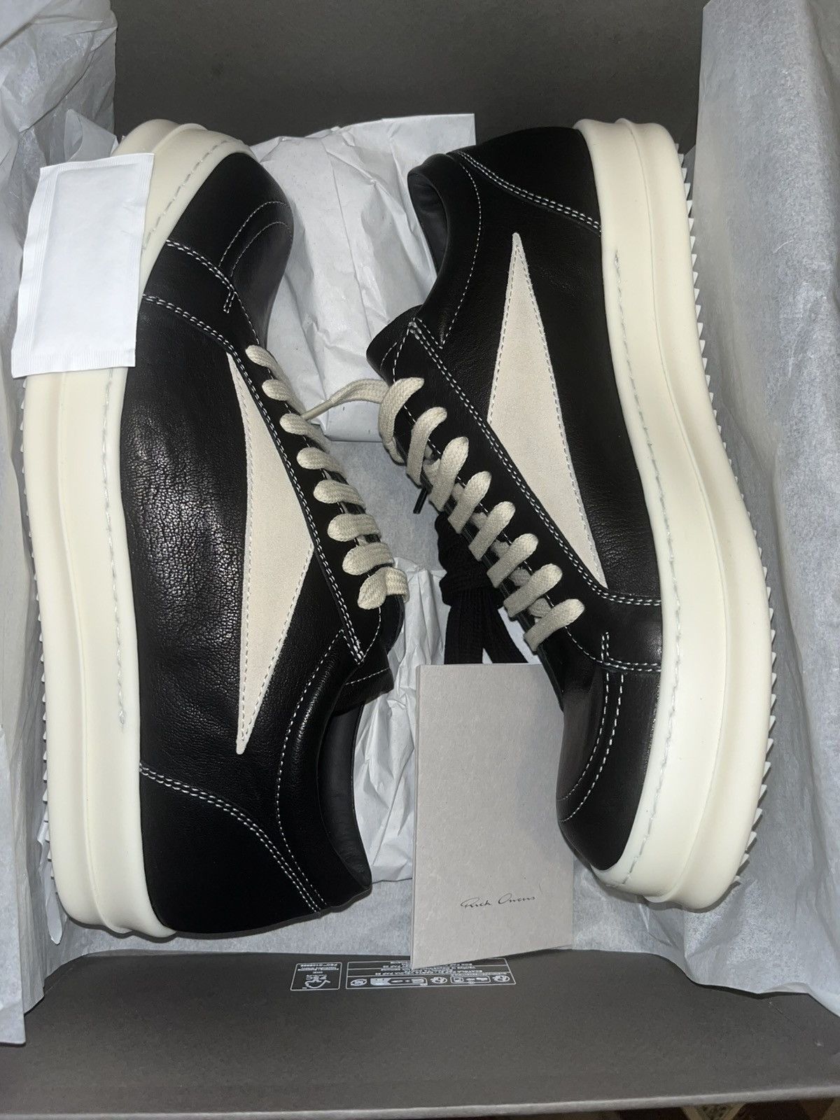 Rick owens vans sneakers 43 レザー black-leather-rick-owens-