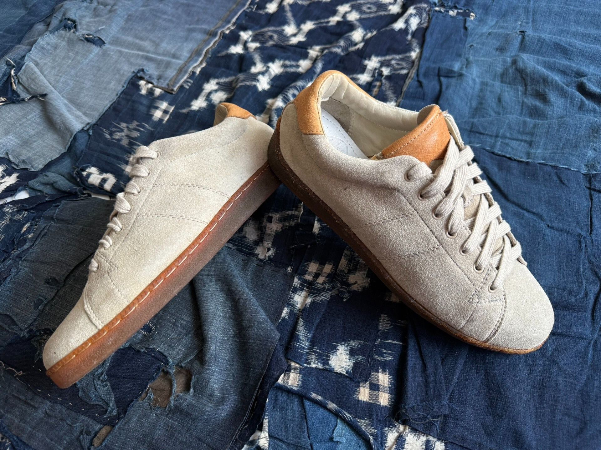 Visvim visvim foley folk sneakers in orange Size US 11 / EU 44 - 1 Thumbnail