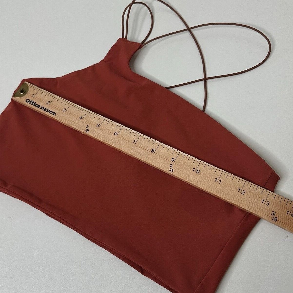 Other Alix NYC Rust Avon Asymmetrical Neckline One-Shoulder Crop S Size S / US 4 / IT 40 - 8 Thumbnail