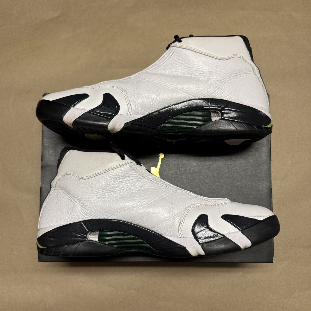 Jordan Brand Nike Air Jordan 14 XIV Retro Oxidized Green Mens size 14! Size US 14 / EU 47 - 2 Thumbnail