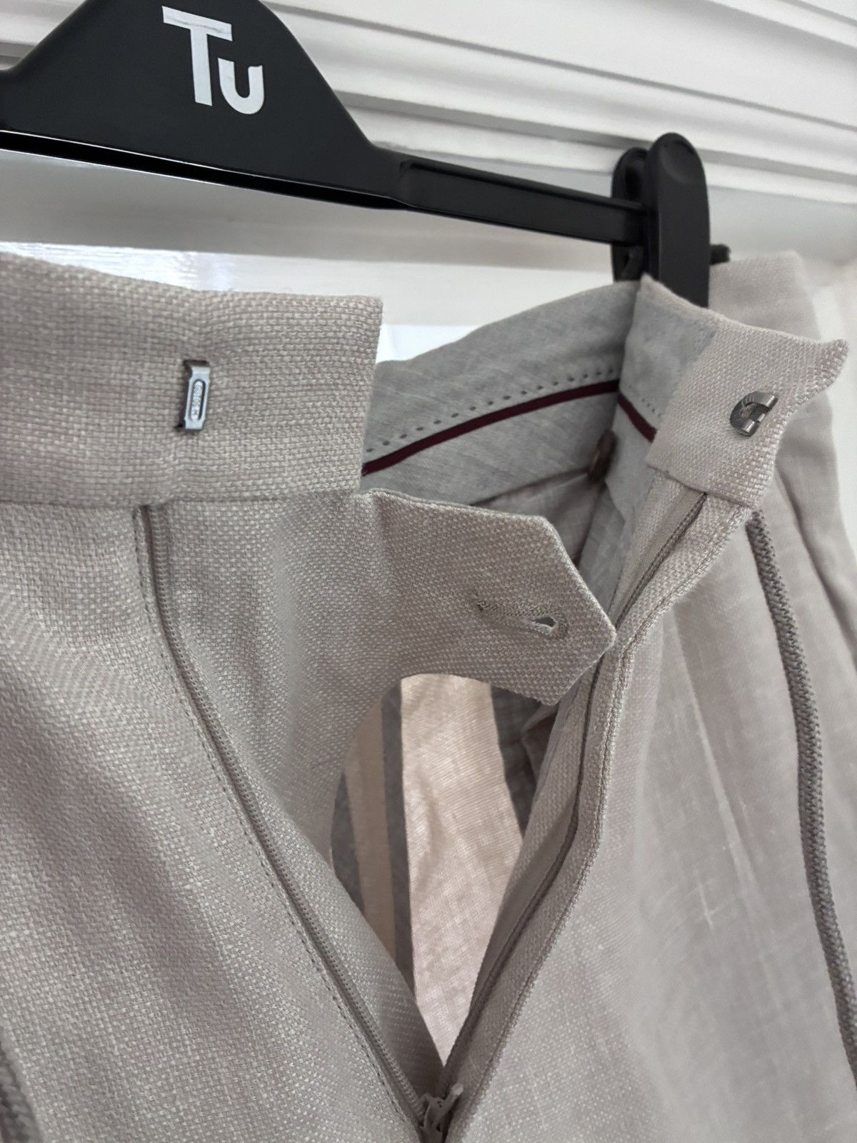 Brunello Cucinelli Brunello cucinelli linen drawstring trousers w32 size 48 Size US 32 / EU 48 - 7 Thumbnail
