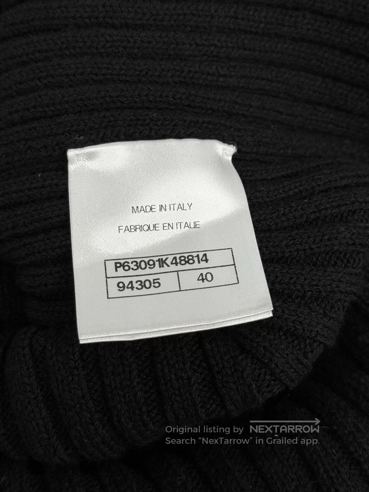 Chanel Chanel Black Gold Button Knit Cardigan. Size US M / EU 48-50 / 2 - 4 Thumbnail