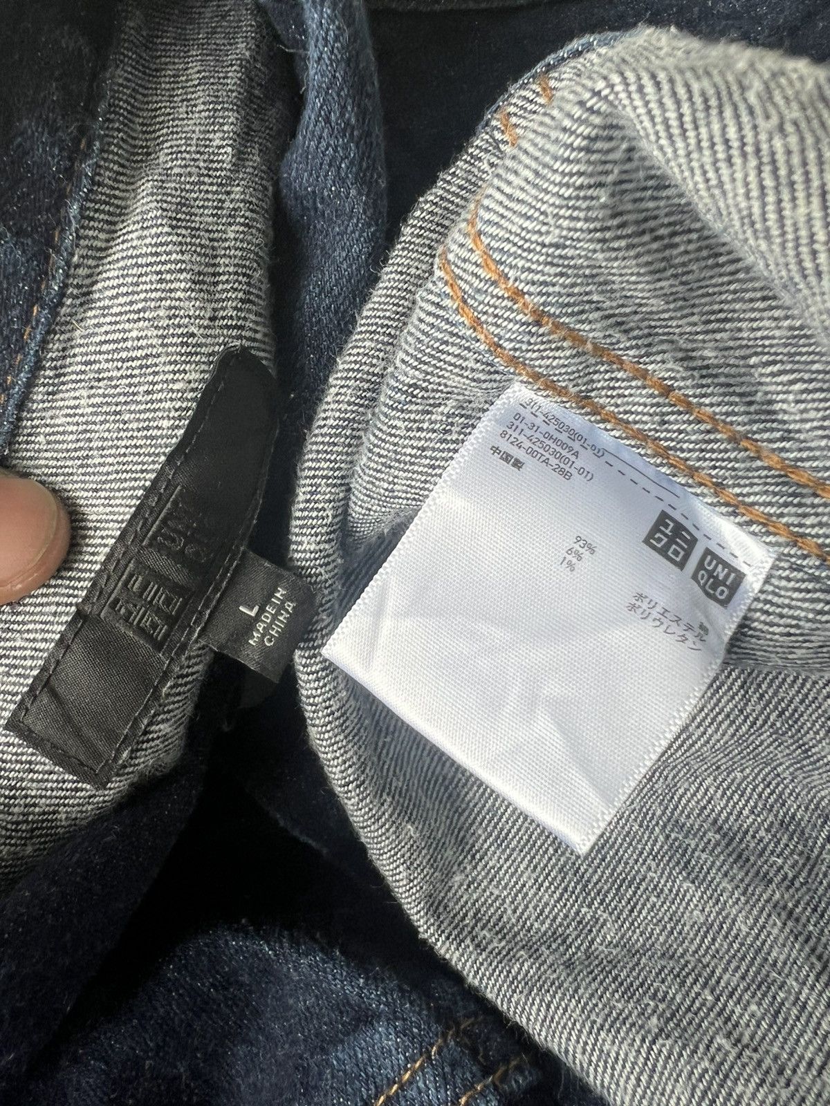 Kaihara Denim 2nd Style Double Pocket Pleated Indigo Blue Denim Jacket UT Size US L / EU 52-54 / 3 - 6 Thumbnail