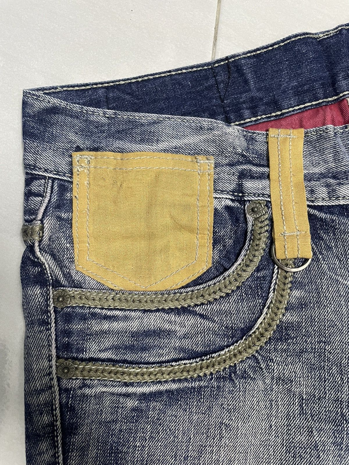 Hysteric Glamour Tornado Mart Japan Flare Jeans Distressed Size US 32 / EU 48 - 11 Thumbnail