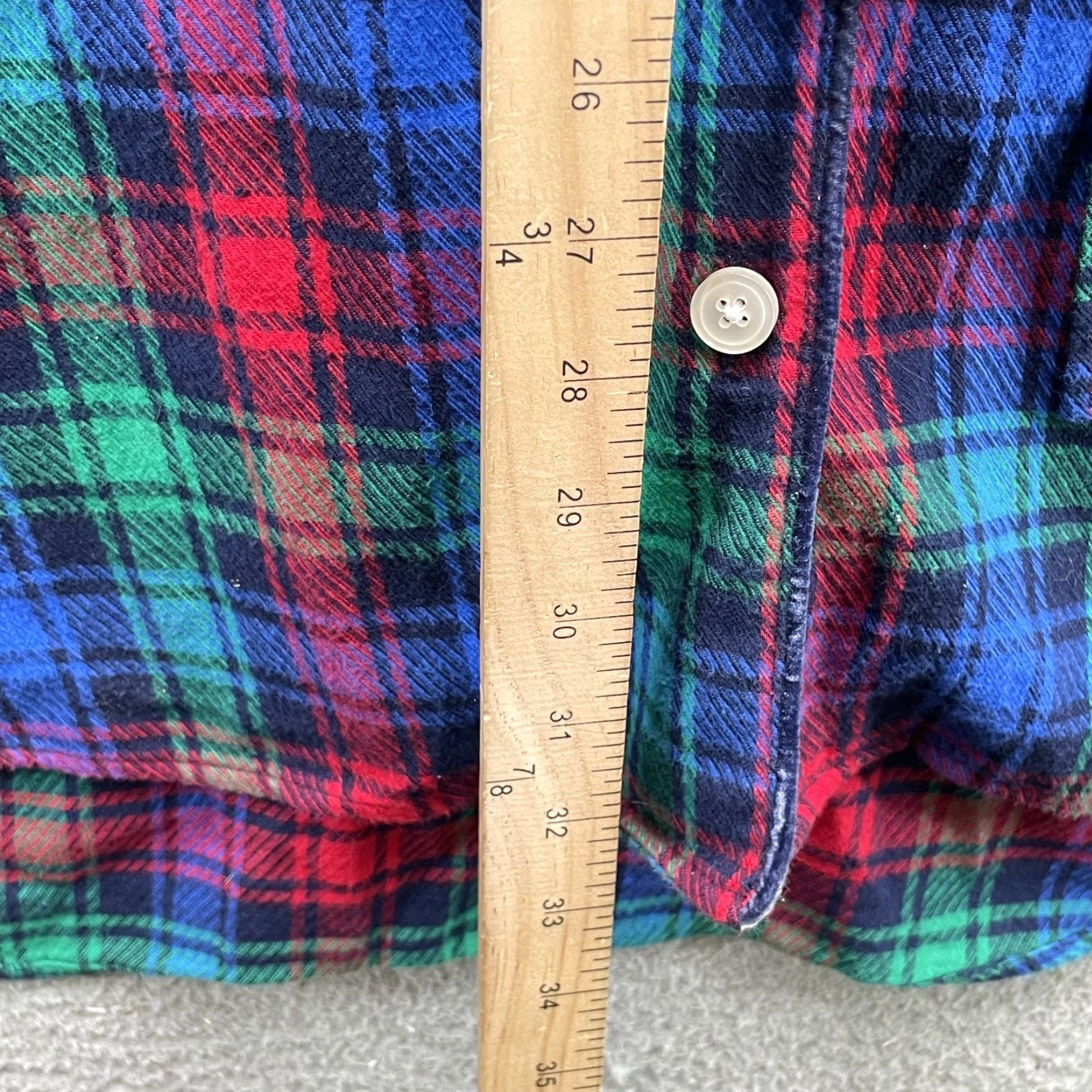 Lands' End Lands' End Flannel Shirt Dress Women Large Plaid Tunic Western Fall Outdoor Gorp Size L / US 10 / IT 46 - 5 Thumbnail
