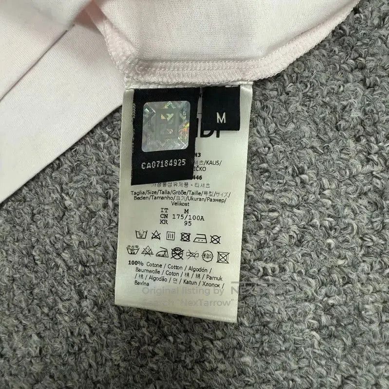 Fendi Fendi White Cotton Men's T-Shirt . Size US M / EU 48-50 / 2 - 4 Thumbnail